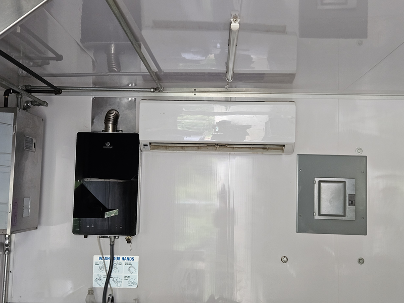 Electrical Panel and AC Hot Water Heater